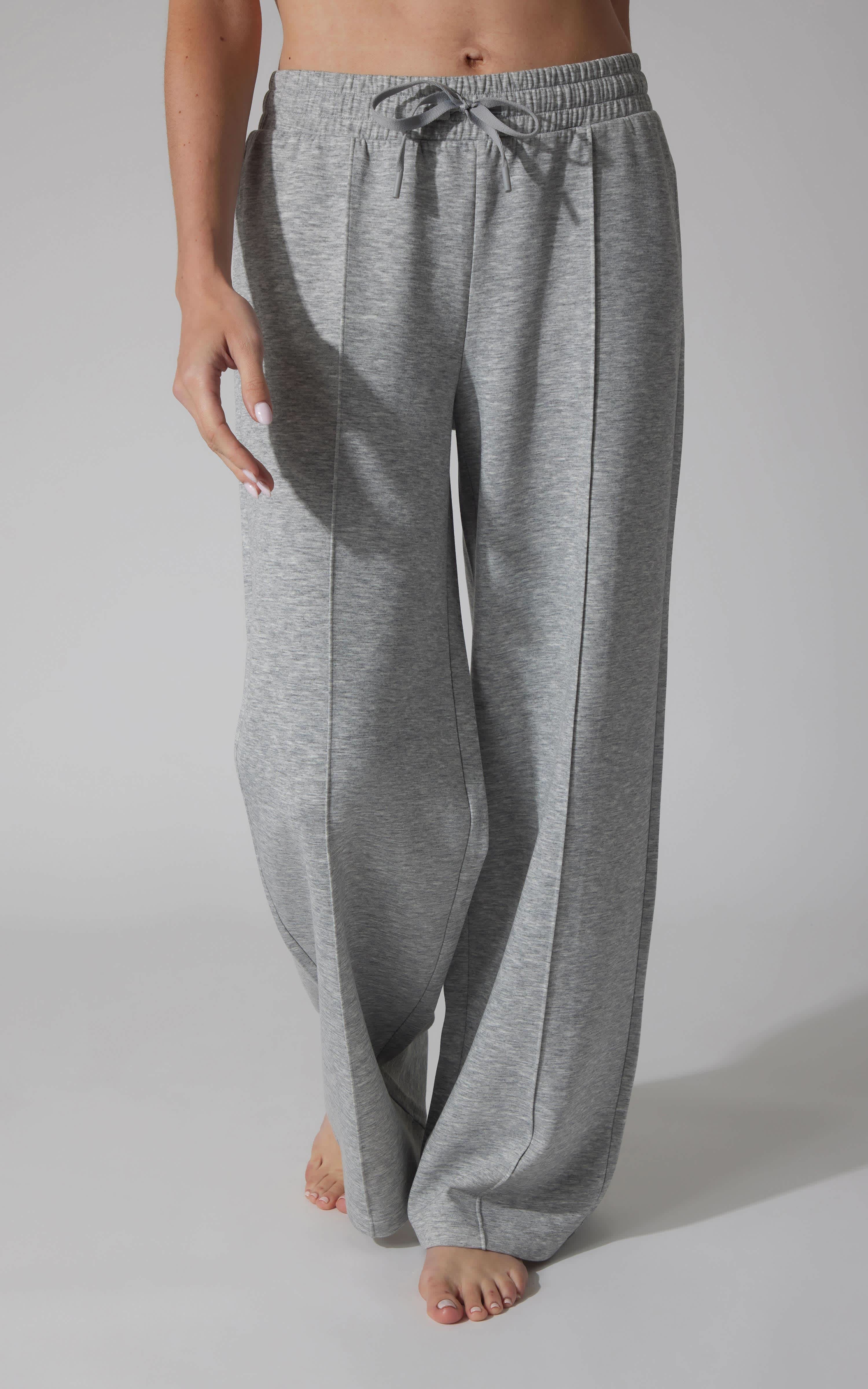 Softlite Fleece Timeless Pintuck Wide Leg Pant - PW700041-W01