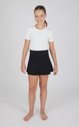 Girls 2 PK Lux Fold Over Skort