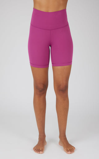 2 PK Lux Super Hi Rise 7" Classic Biker Short - 90 Degree by Reflex