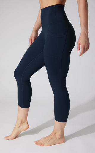 2 PK Interlock Side Pocket and Everyday Capris - 90 Degree by Reflex