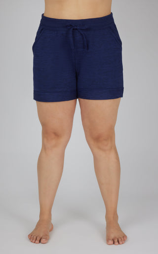 Plus Size Soft and Comfy Activewear Lounge Shorts - 90 Degree by Reflex