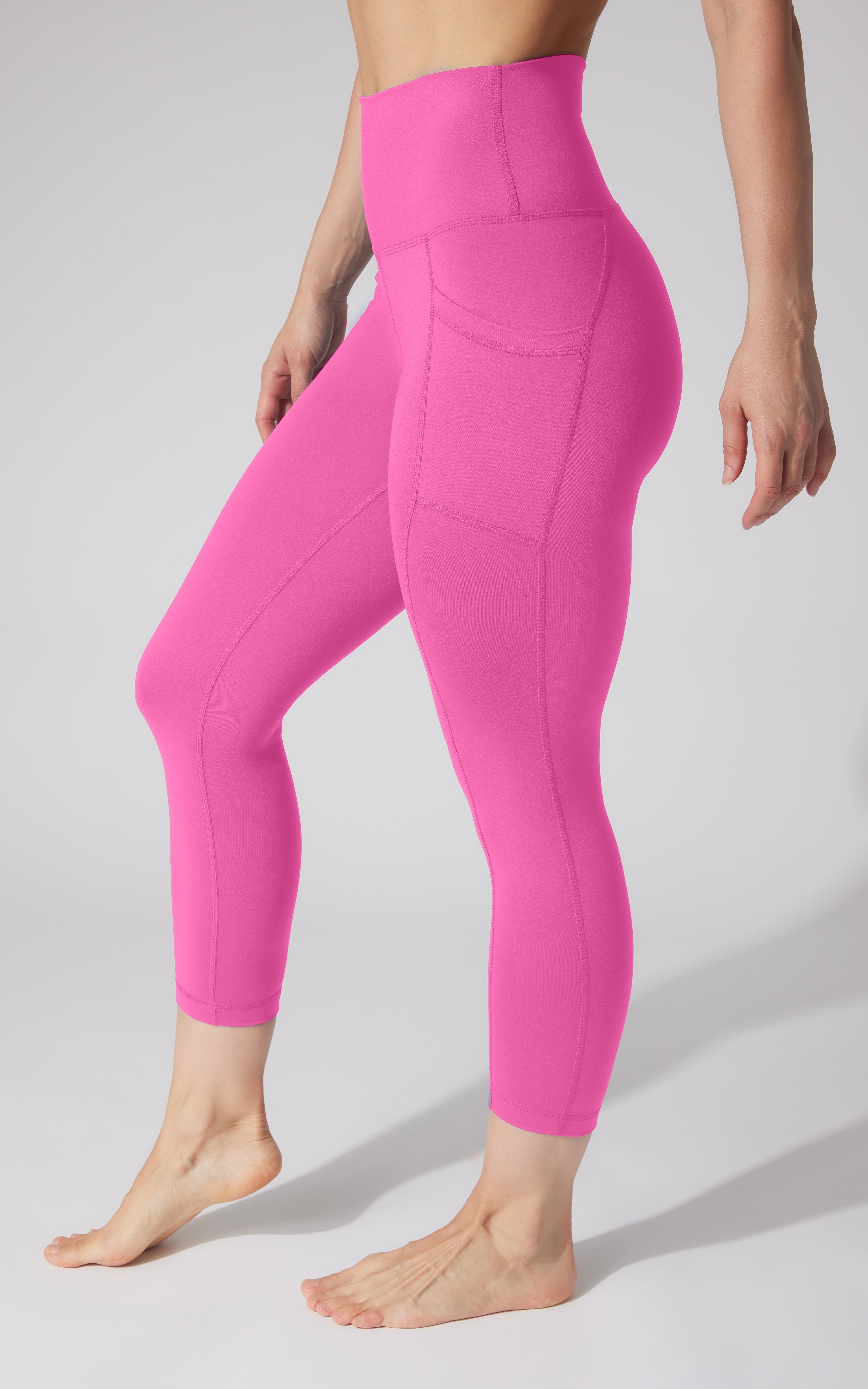 2 PK Interlock Side Pocket and Everyday Capris - 90 Degree by Reflex