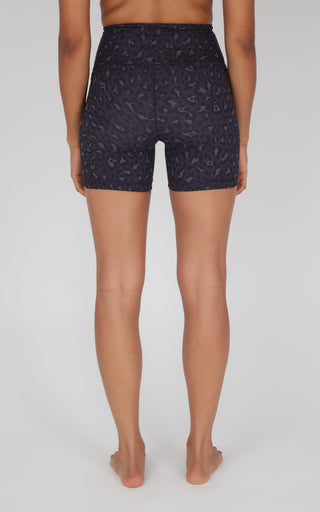 2 PK Lux 5" Leopard Print Short and Solid Short - 90 Degree by Reflex
