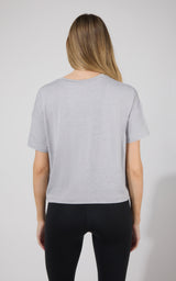 2 Pack Super Soft Deluxe Boxy Cropped Tee - 90 Degree by Reflex