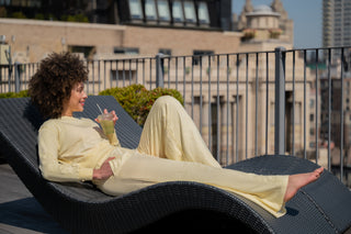 Modal Terry Relaxed Wide Pant - 90 Degree by Reflex