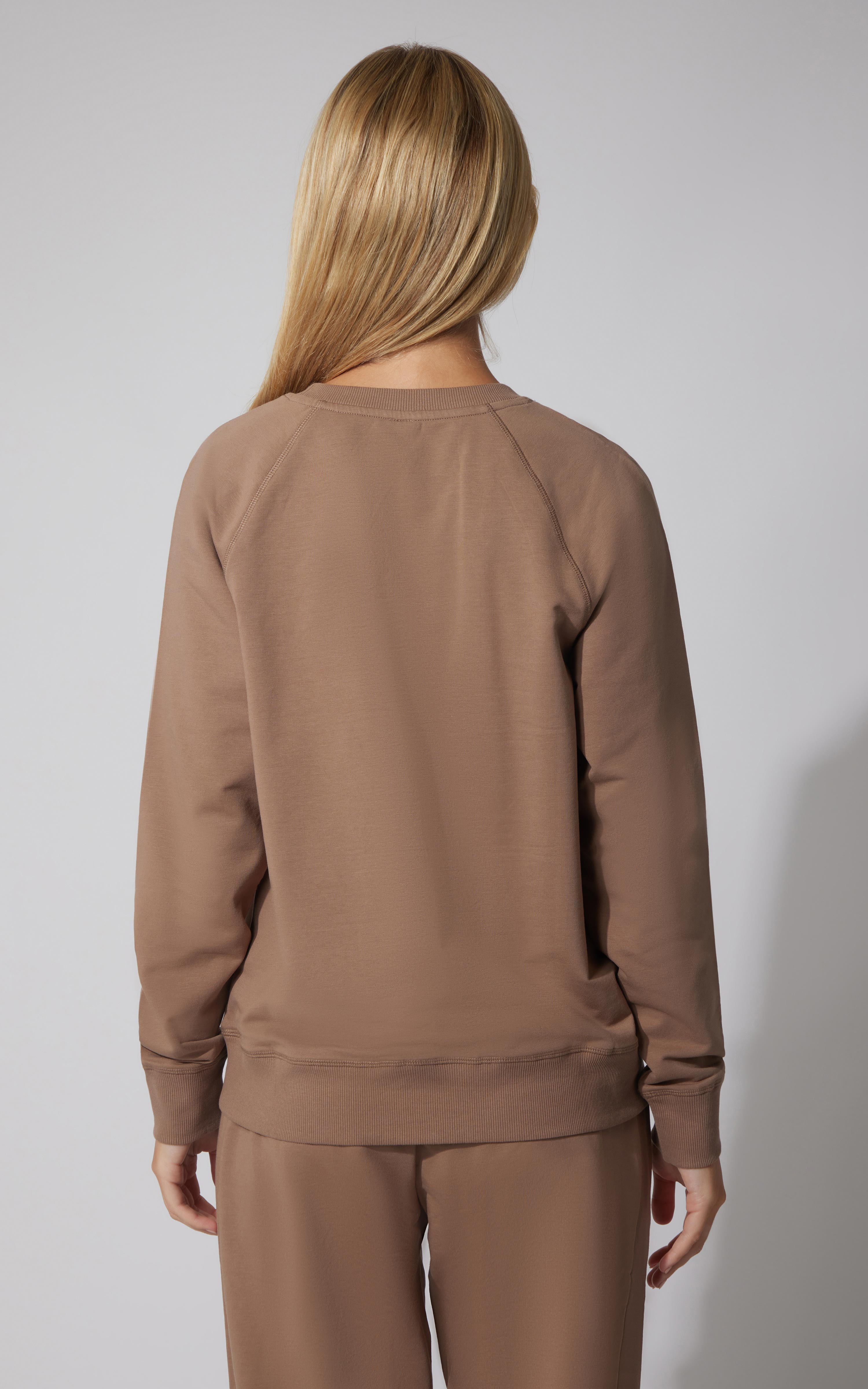 Terry Everyday Raglan Pullover Sweatshirt - 90 Degree by Reflex