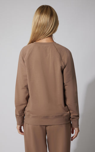 Terry Everyday Raglan Pullover Sweatshirt - 90 Degree by Reflex