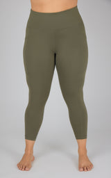 Plus Stretch Pocket Ankle Legging - Our Cafe Story - 90 Degree by Reflex