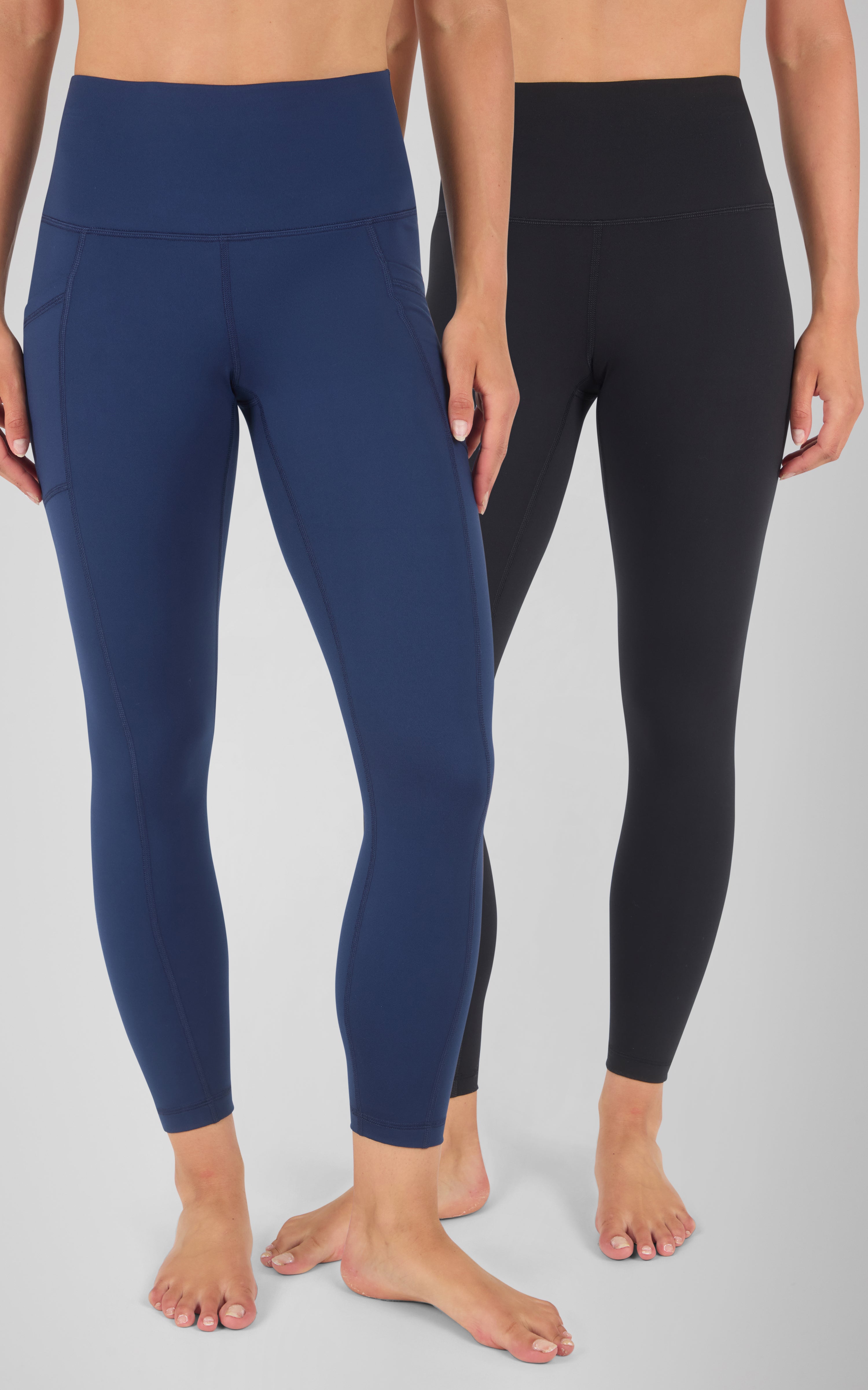 Wonderlink Tribeca Elastic Free Hi Rise Side Pocket Ankle Tight and Everyday Elastic Free Waistband Hi Rise - 90 Degree by Reflex