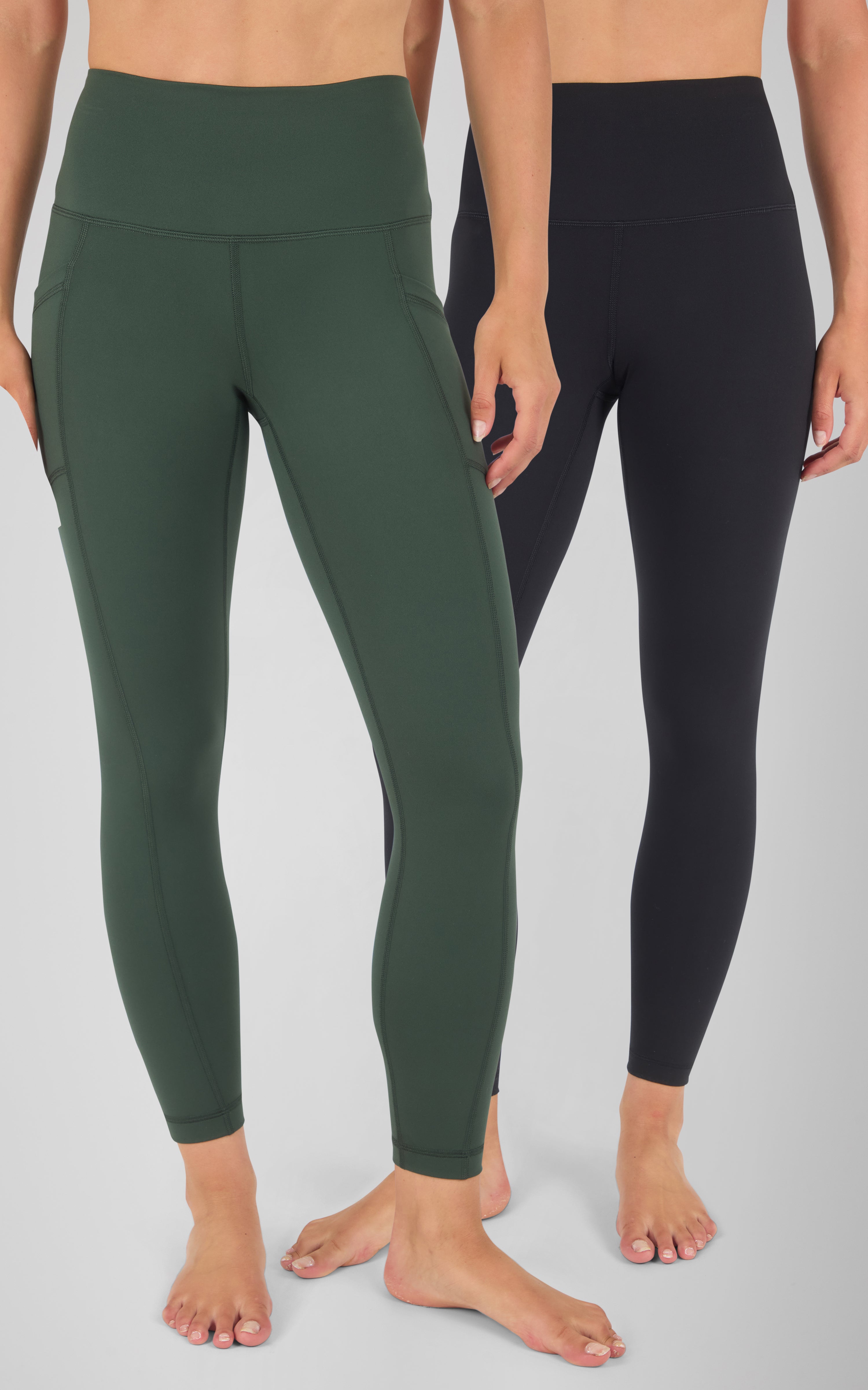 Wonderlink Tribeca Elastic Free Hi Rise Side Pocket Ankle Tight and Everyday Elastic Free Waistband Hi Rise - 90 Degree by Reflex