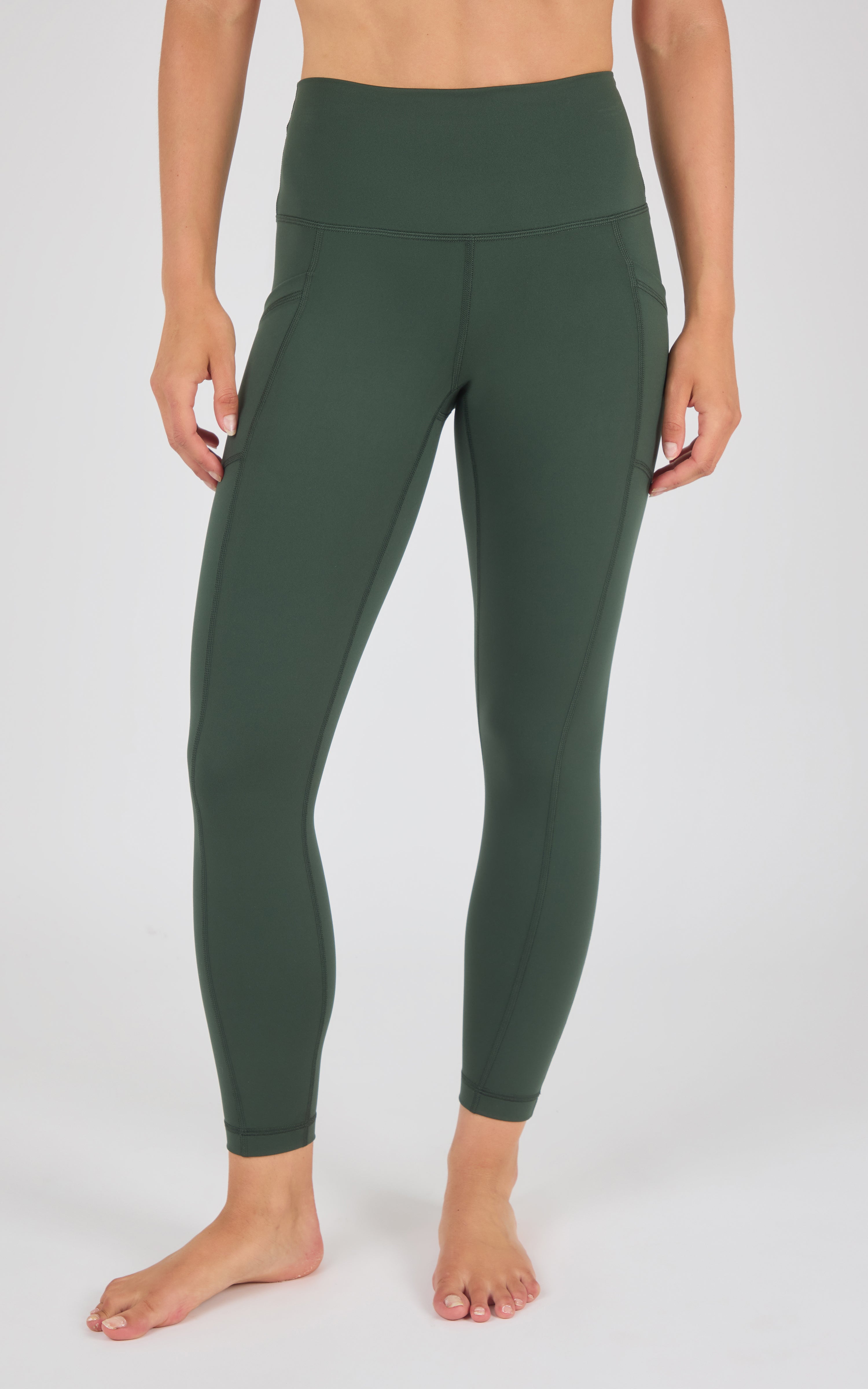 Wonderlink Tribeca Elastic Free Hi Rise Side Pocket Ankle Tight and Everyday Elastic Free Waistband Hi Rise - 90 Degree by Reflex