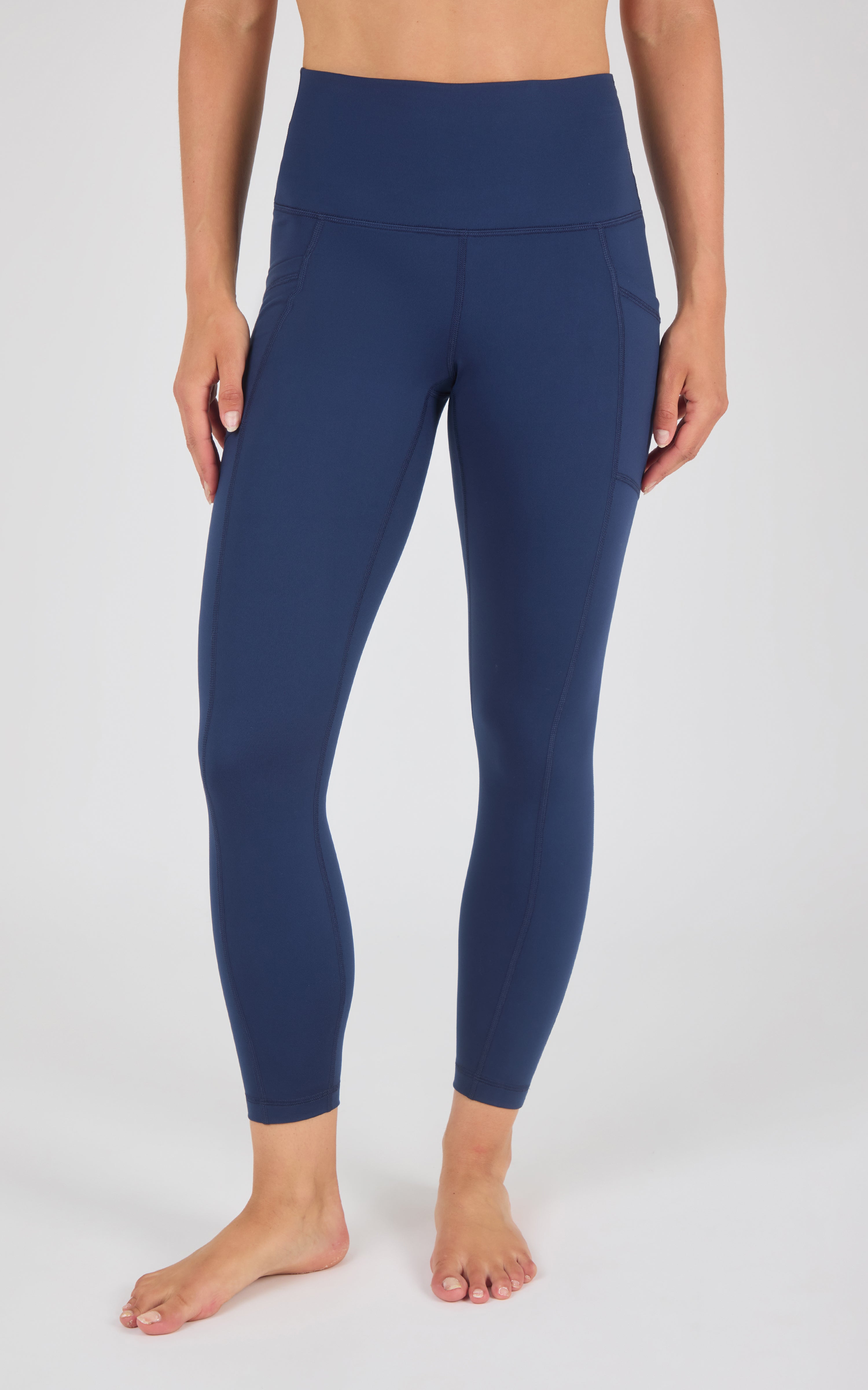Wonderlink Tribeca Elastic Free Hi Rise Side Pocket Ankle Tight and Everyday Elastic Free Waistband Hi Rise - 90 Degree by Reflex