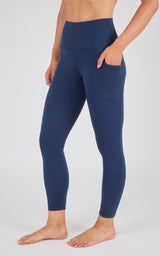 Wonderlink Tribeca Elastic Free Hi Rise Side Pocket Ankle Tight and Everyday Elastic Free Waistband Hi Rise - 90 Degree by Reflex