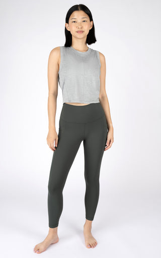Wonderlink Elastic Free High Waist Side Pocket 7/8 Ankle Legging
