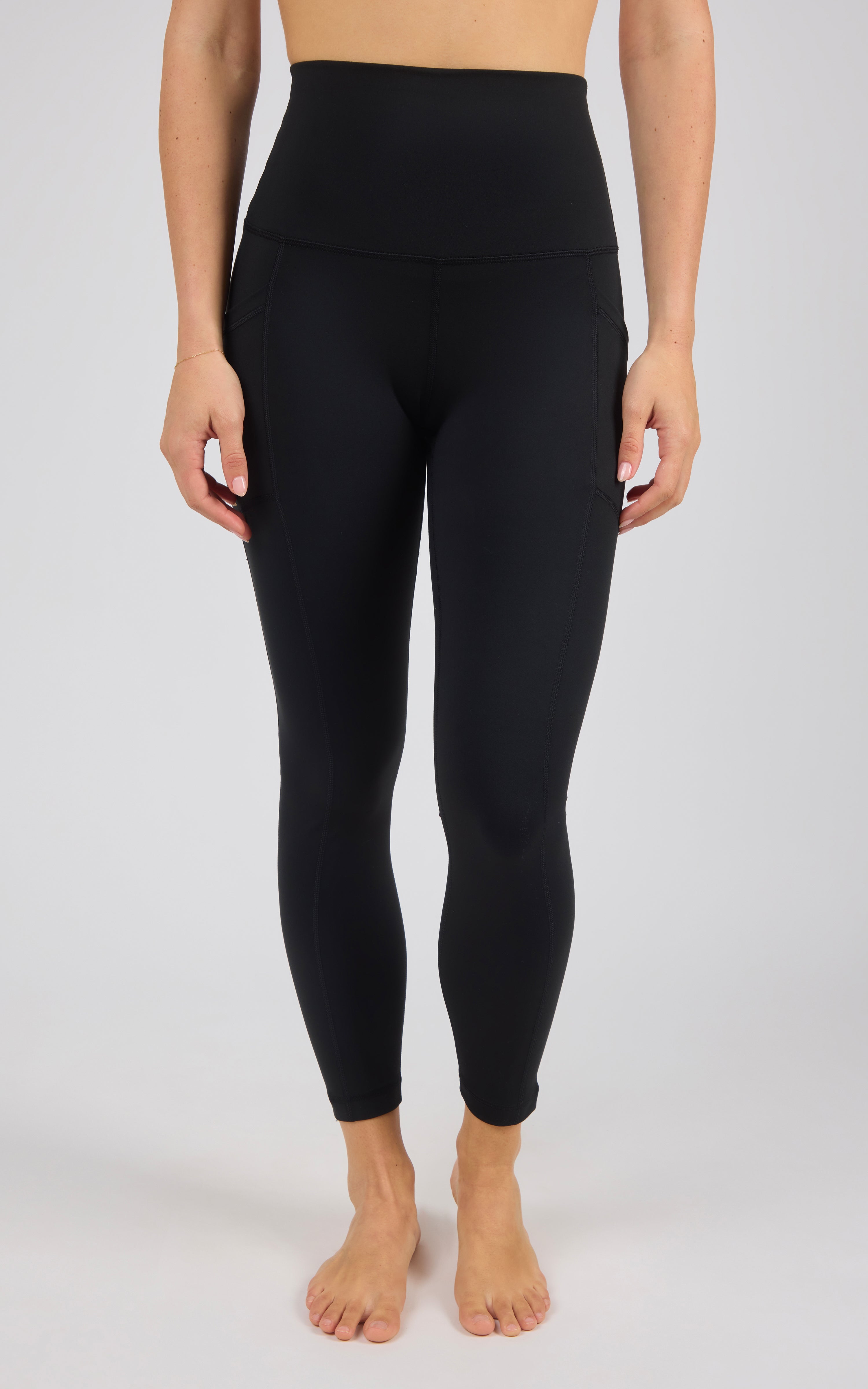 Wonderlink Tribeca Elastic Free Super High Waist Side Pocket Ankle Legging - 90 Degree by Reflex