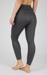 Interlink Faux Leather High Waist Cire 7/8 Ankle - 90 Degree by Reflex