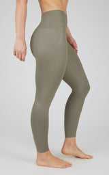 Interlink Faux Leather High Waist Cire 7/8 Ankle - 90 Degree by Reflex