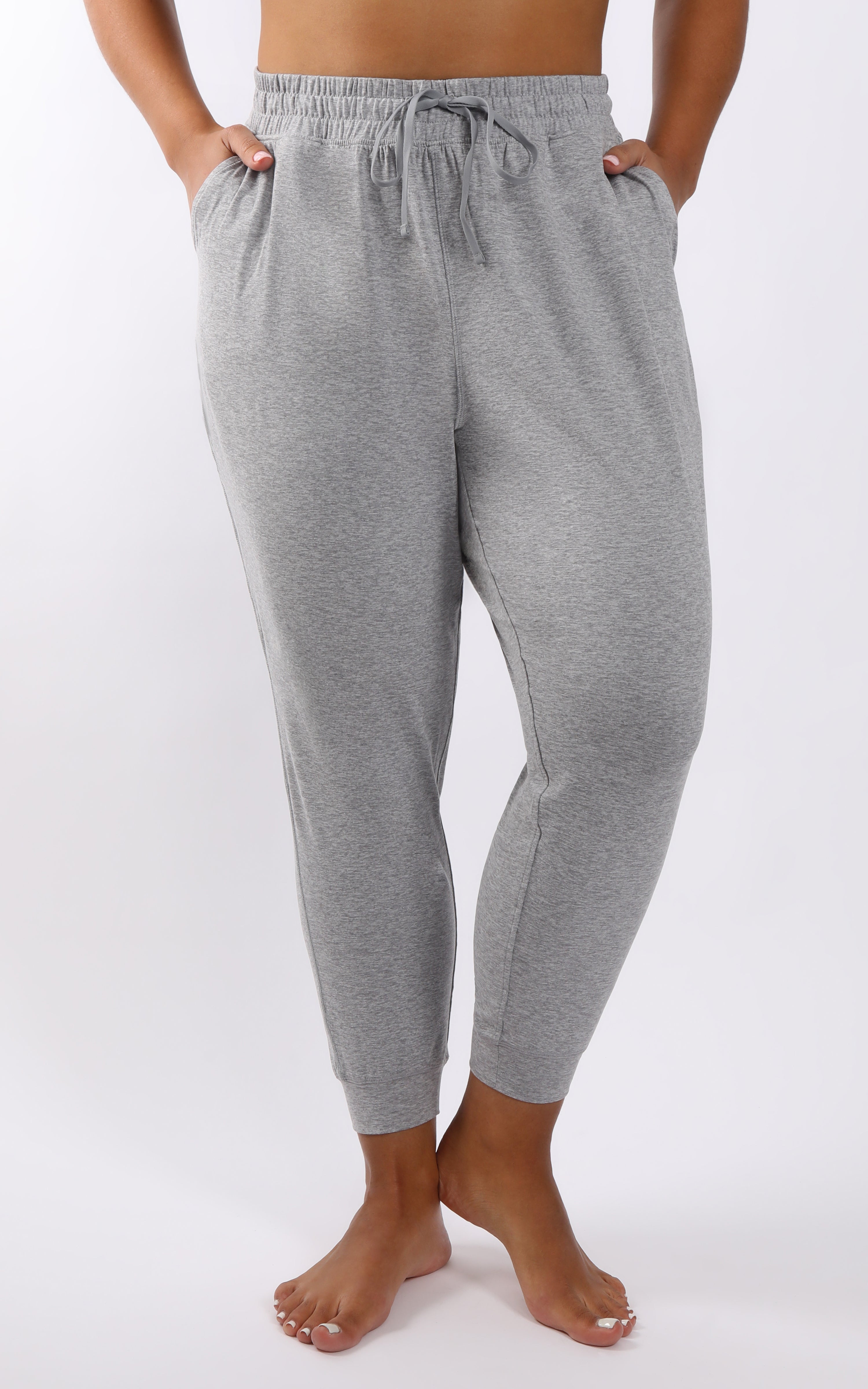 Plus Slim Ankle Jogger with Side Pockets