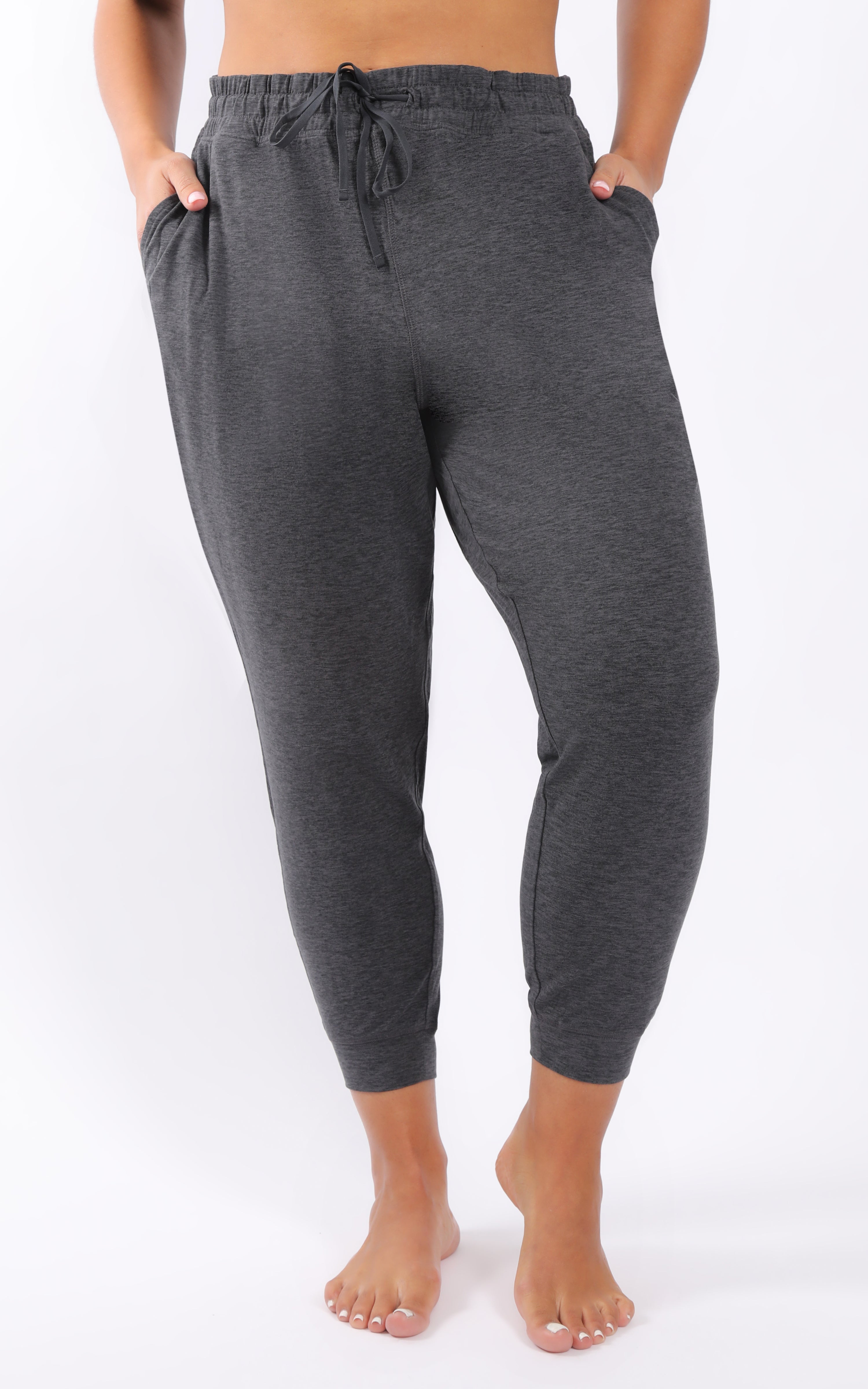 Plus Slim Ankle Jogger with Side Pockets