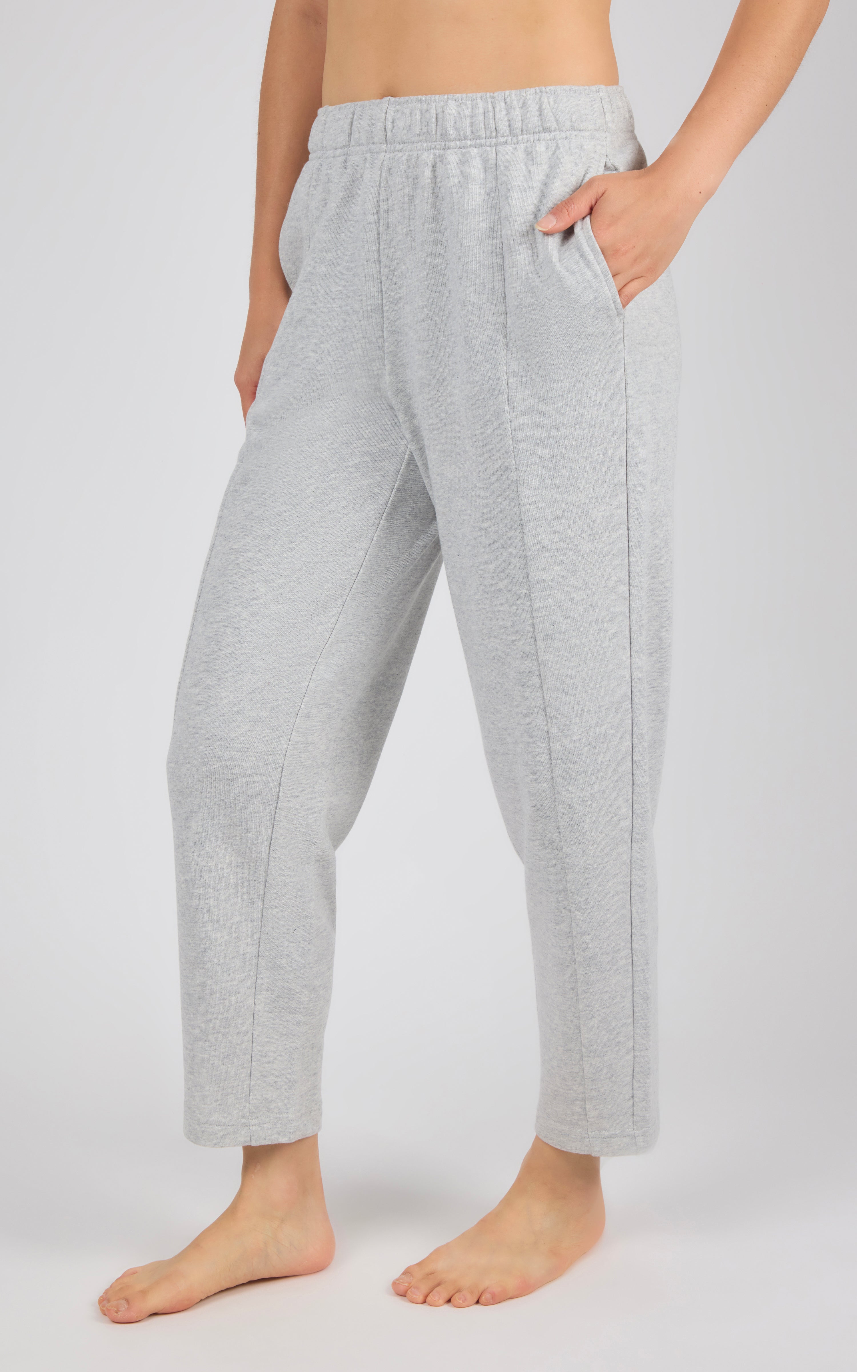 Loop Terry Stonewash Summit Way 7/8 Tapered Pant - 90 Degree by Reflex