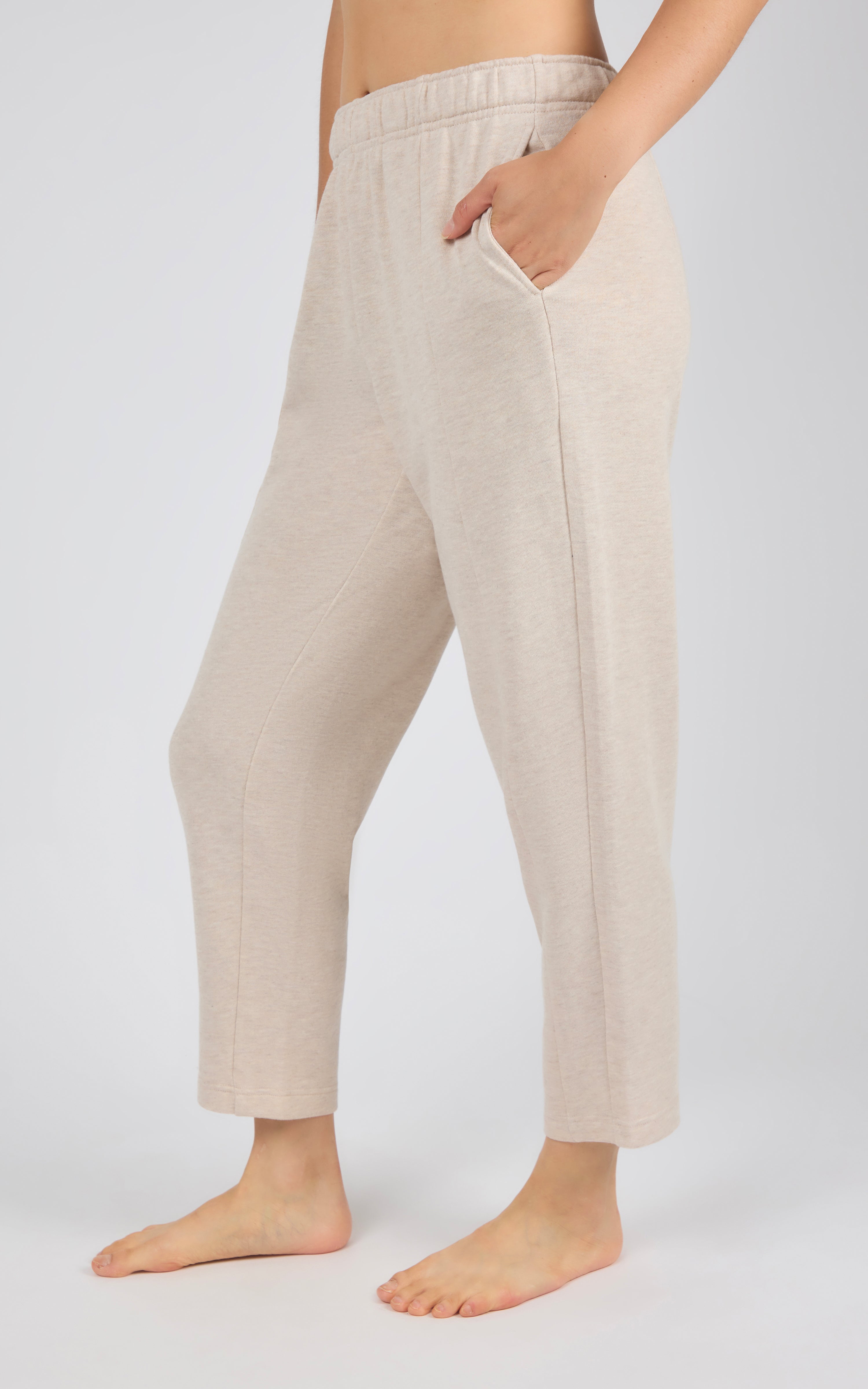 Loop Terry Stonewash Summit Way 7/8 Tapered Pant - 90 Degree by Reflex