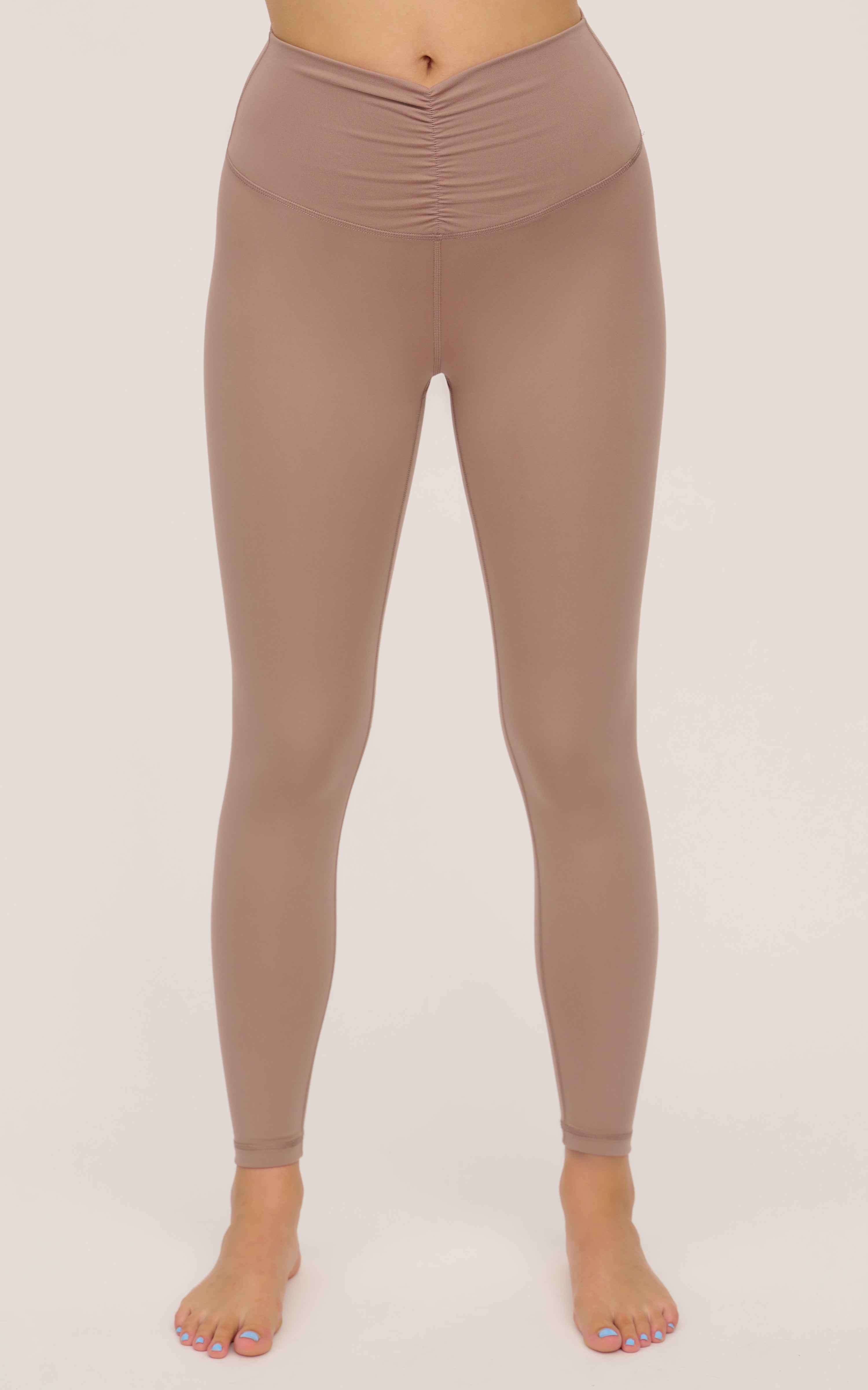 Lux Ballerina Ruched Ankle Legging - AY74549 – 90 Degree by