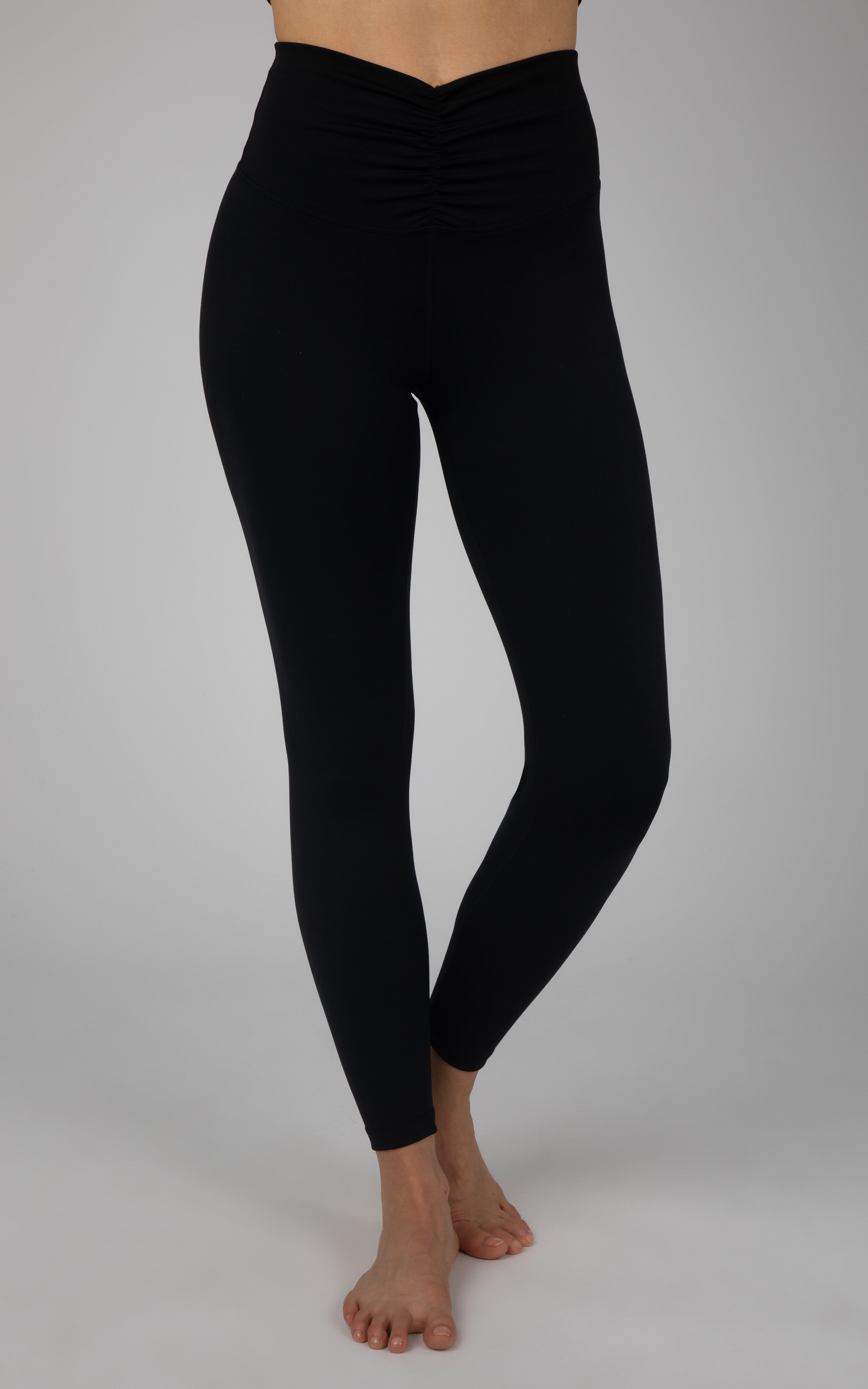 Lux Ballerina Ruched 7/8 Ankle Legging