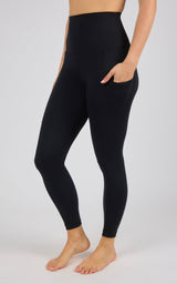 Lux Super High Waist Side Pocket Ankle Legging