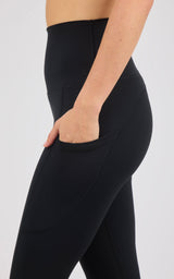 Lux Super High Waist Side Pocket Ankle Legging