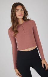 2 PK Heather Long Sleeve Crewneck