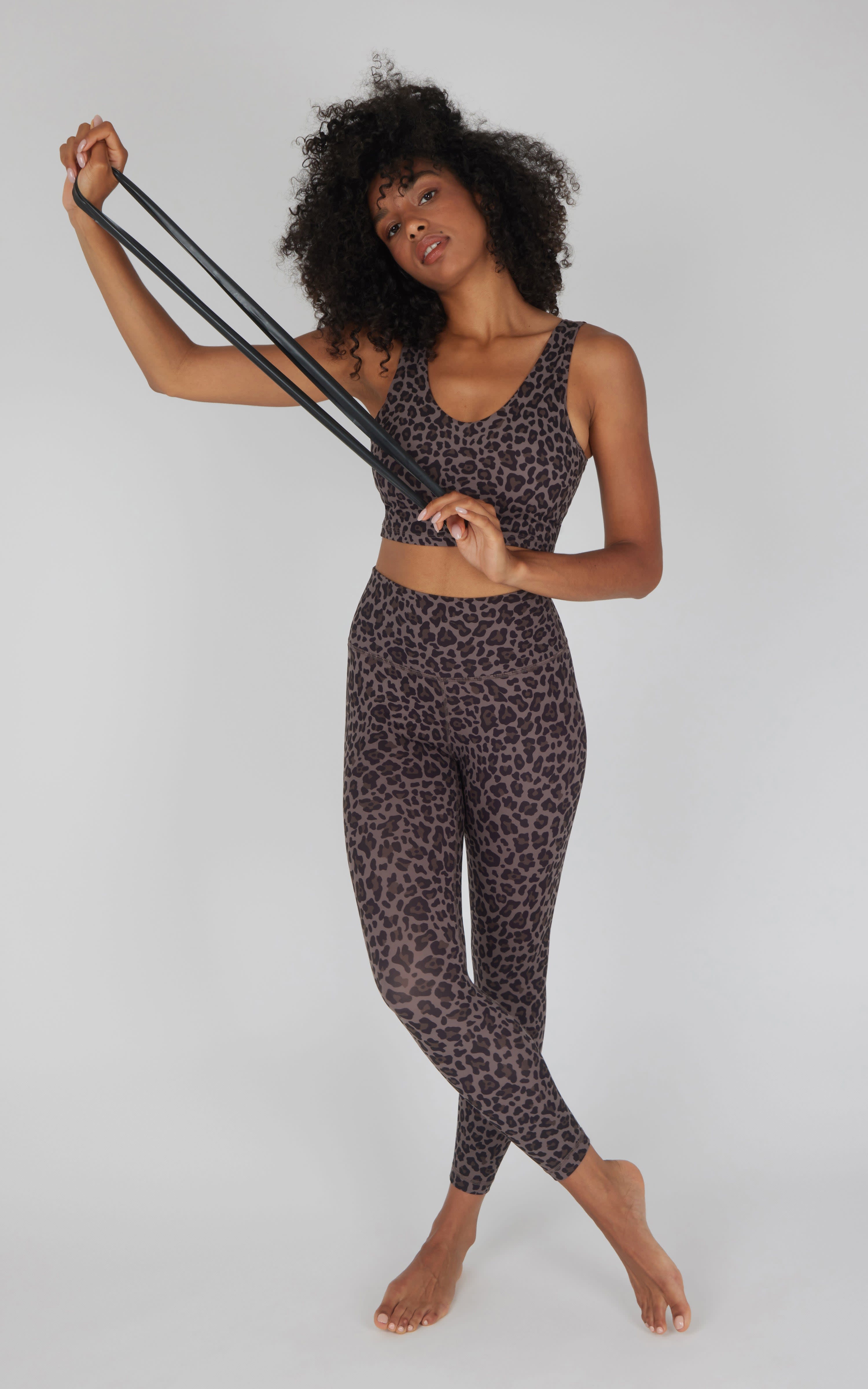Lux Leopard Ankle Legging - 90 Degree by Reflex