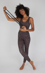 Lux Leopard Ankle Legging - 90 Degree by Reflex