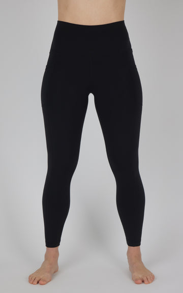 Lux Super High Waist Classic Ankle and Side Pocket Legging 2 Pack