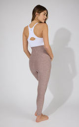 Maternity Heathered Lux Ankle Legging - 90 Degree by Reflex