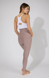 Maternity Heathered Lux Ankle Legging - 90 Degree by Reflex
