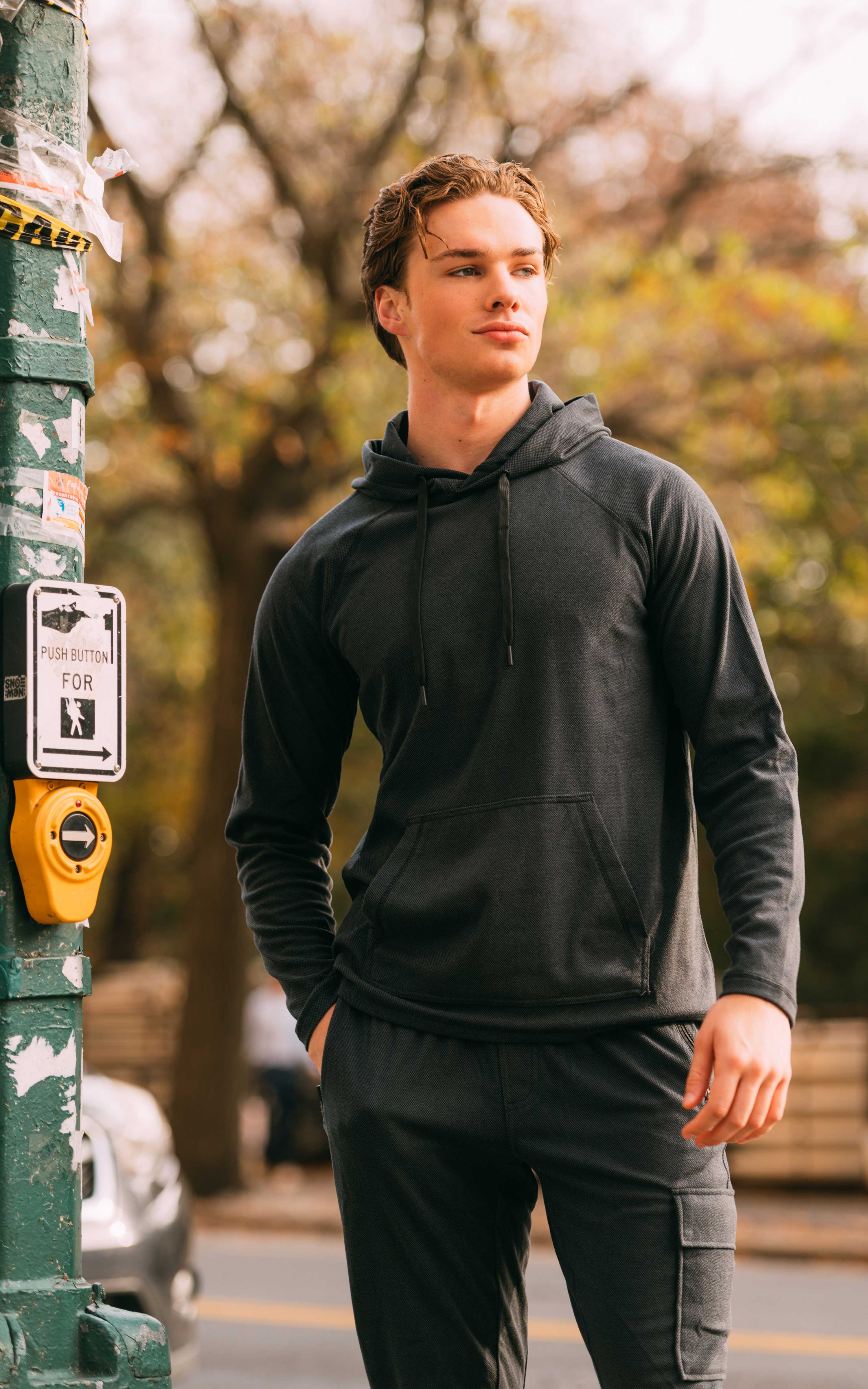 Mens Softlite Gear Up Hoodie - Our Ocean Core Story - 90 Degree by Reflex
