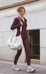 Chill Tech Rib Audra Half Zip Jacket & Everyday Ankle Tight Set