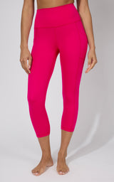 2 PK Interlock Side Pocket and Everyday Capris - 90 Degree by Reflex