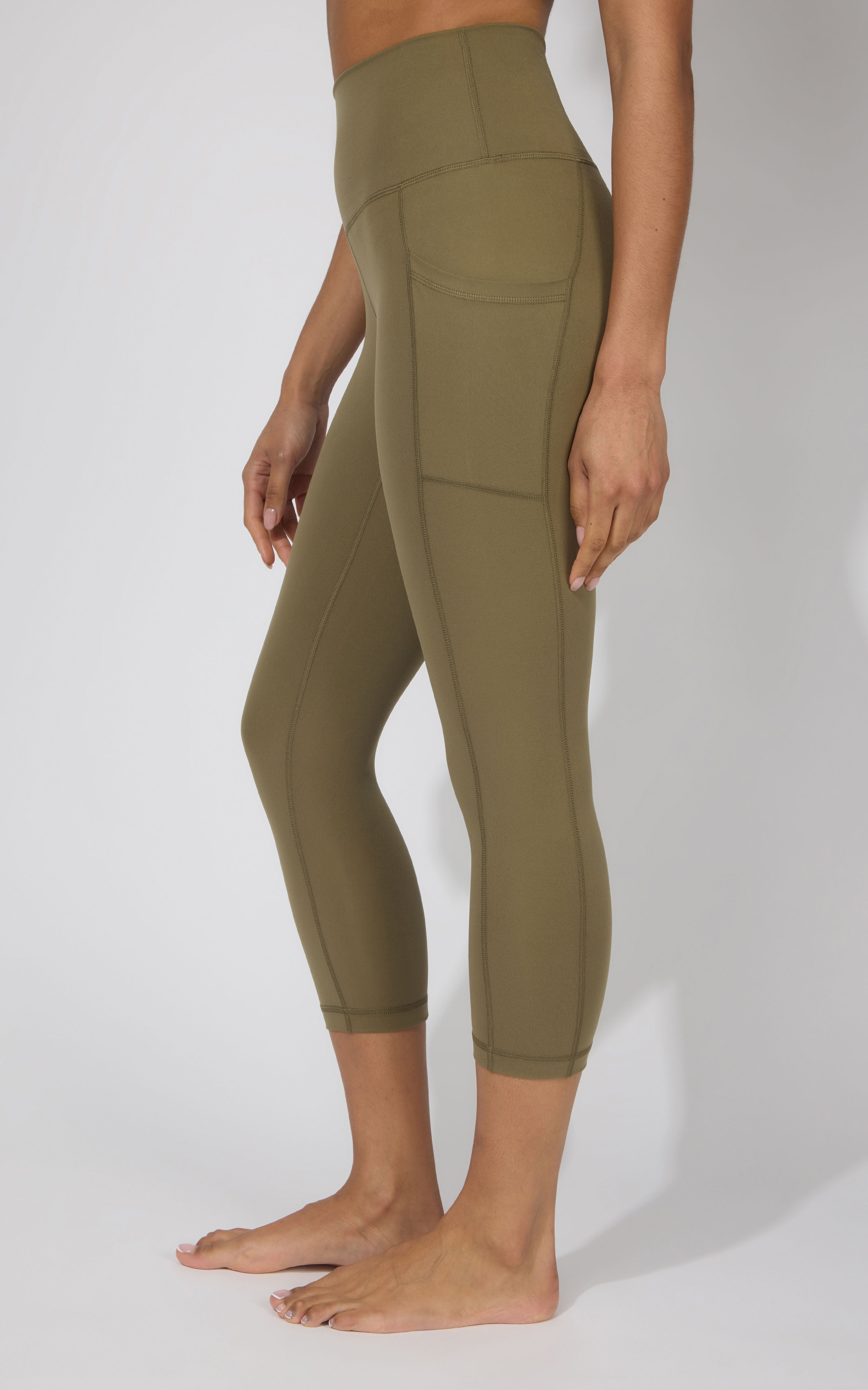 2 PK Interlock Side Pocket and Everyday Capris - 90 Degree by Reflex