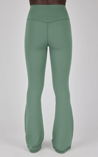 Lux Madison Crossover Elastic Free Waist 31 1/2 inch Flare Leg Pant - 90 Degree by Reflex
