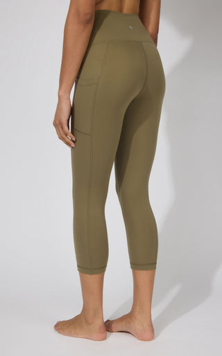 2 PK Interlock Side Pocket and Everyday Capris - 90 Degree by Reflex