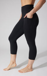 2 PK Interlock Side Pocket and Everyday Capris - 90 Degree by Reflex