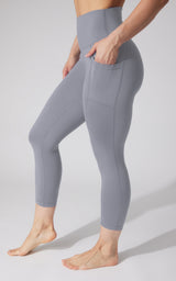 2 PK Interlock Side Pocket and Everyday Capris - 90 Degree by Reflex