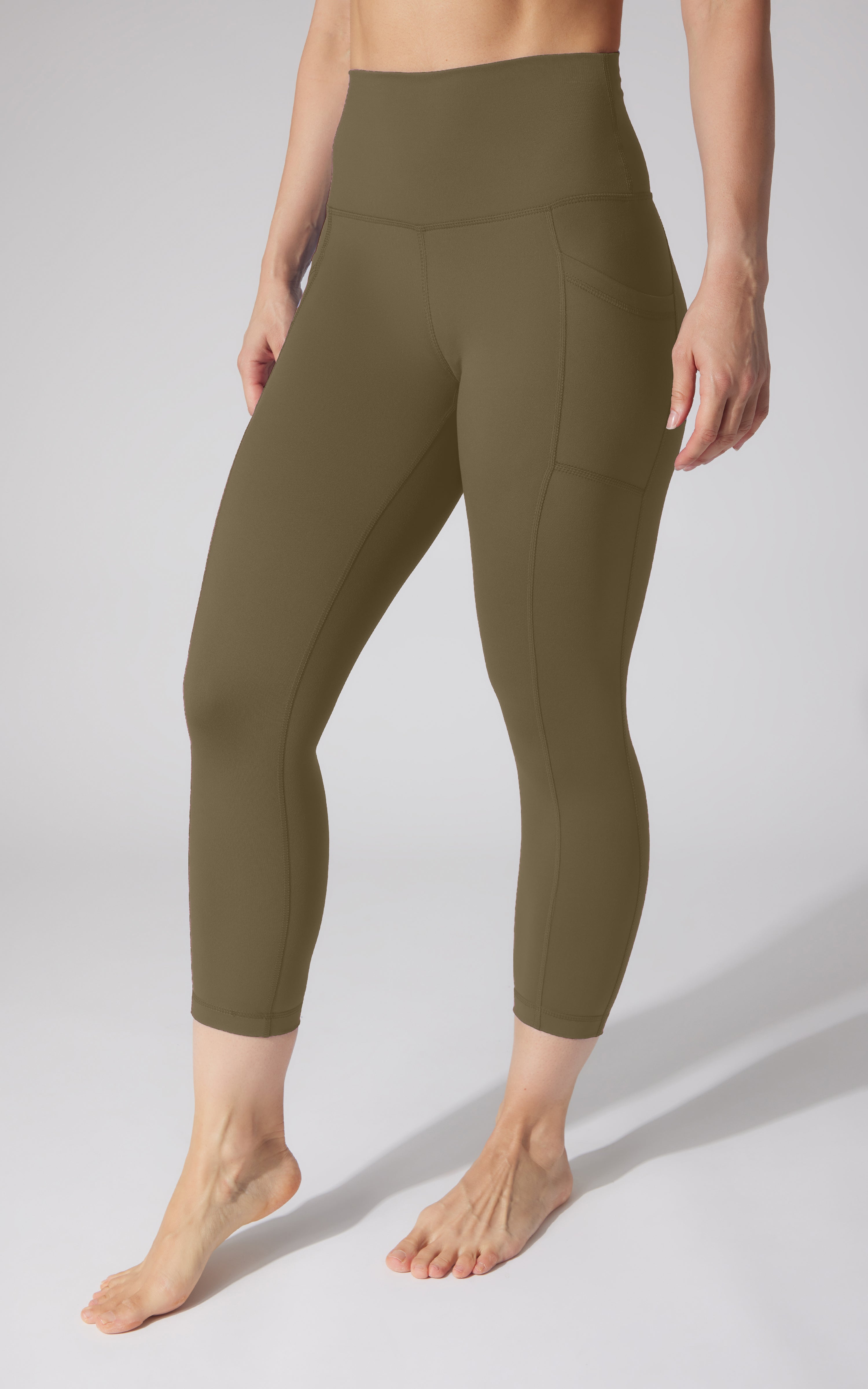 2 PK Interlock Side Pocket and Everyday Capris - 90 Degree by Reflex