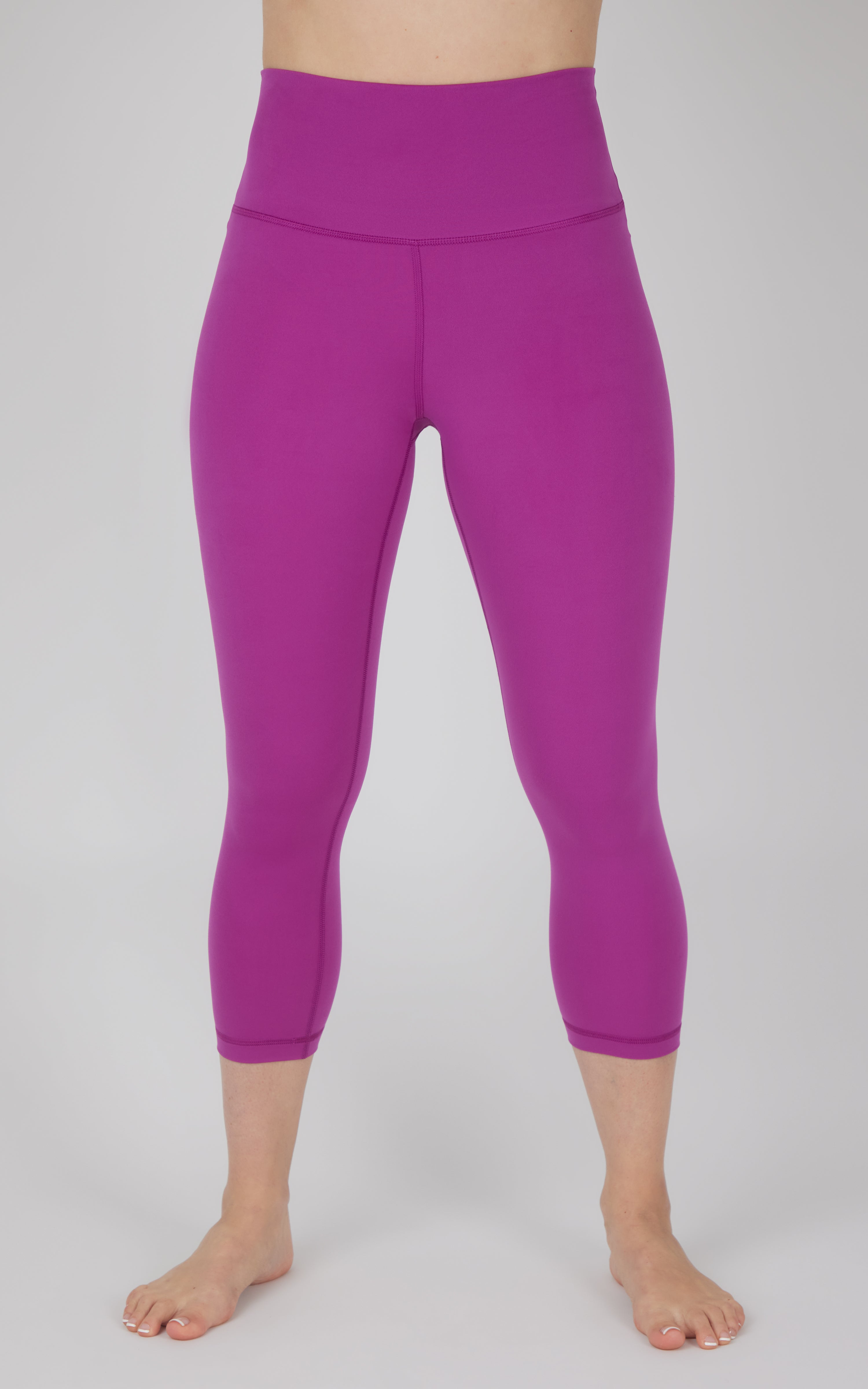 Lux Elastic Free High Waist Capri - 90 Degree by Reflex