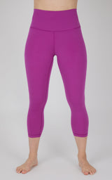 Lux Elastic Free High Waist Capri - 90 Degree by Reflex