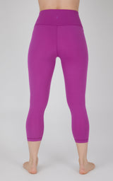 Lux Elastic Free High Waist Capri - 90 Degree by Reflex