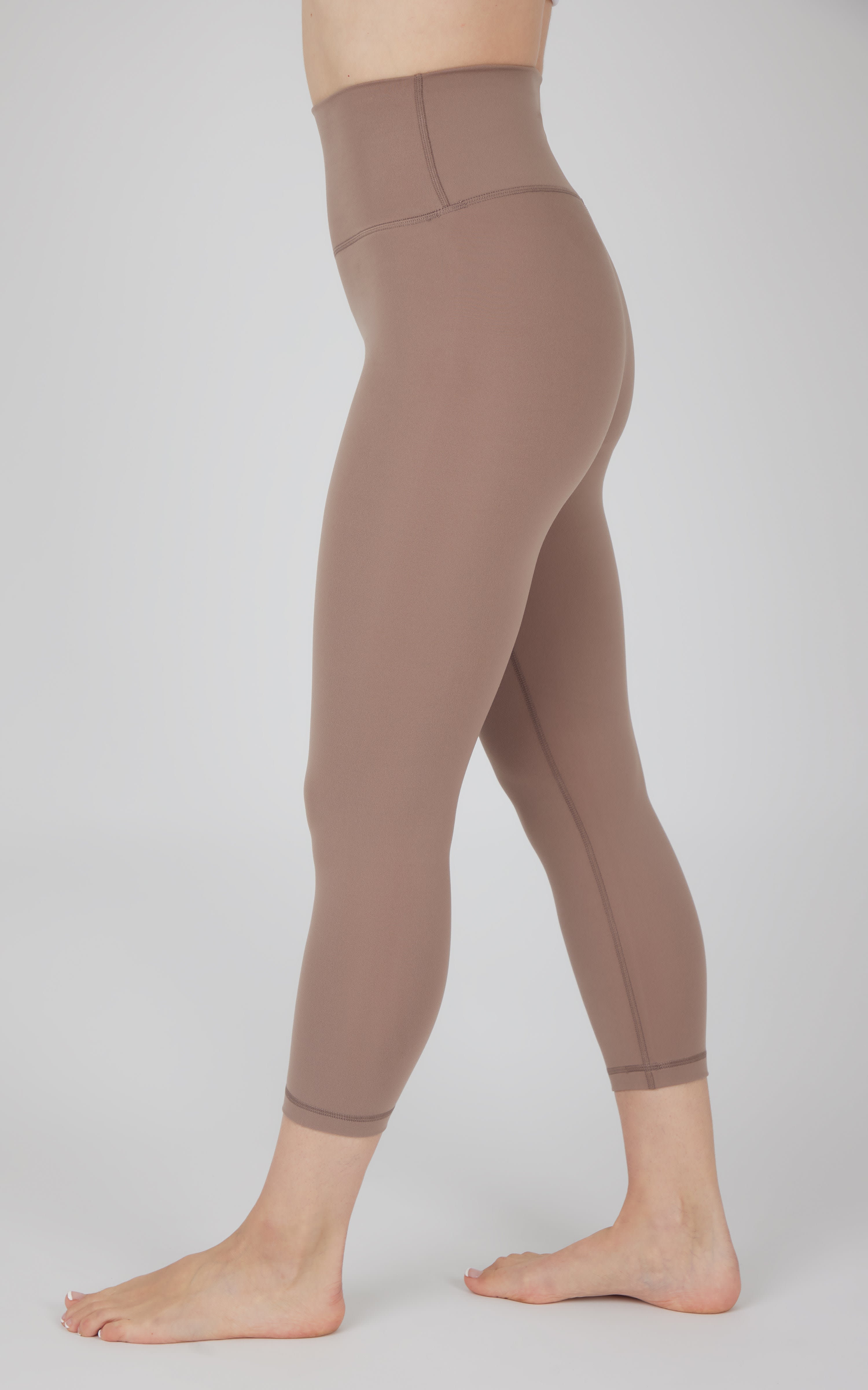 Lux Elastic Free High Waist Capri - 90 Degree by Reflex