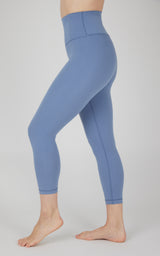 Lux Elastic Free High Waist Capri - 90 Degree by Reflex