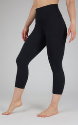 Lux Elastic Free High Waist Capri - 90 Degree by Reflex